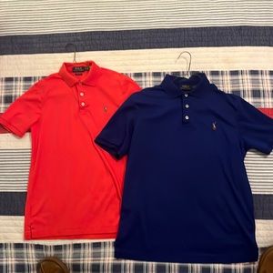 2 Polo Ralph Lauren Classic Fit Polos, Men’s XS